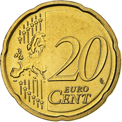 Lettonie, 
            
               20 Centimes, 
            
               2014