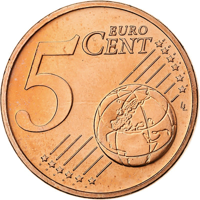 Lettonie, 
            
               5 Centimes, 
            
               2014