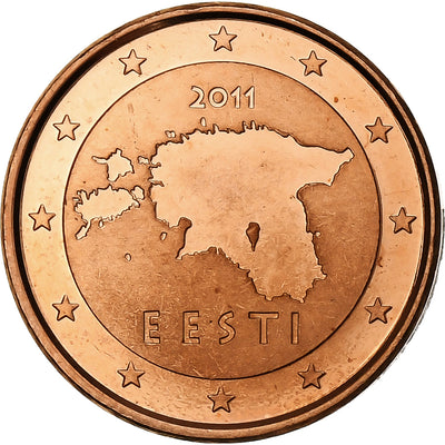 Estonie, 
            
               1 Centime, 
            
               2011