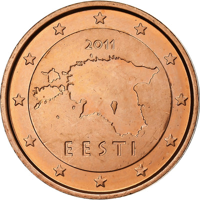 Estonie, 
            
               2 Centimes, 
            
               2011