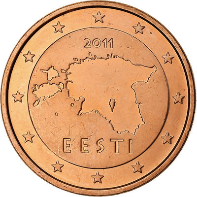 Estonie, 
            
               5 Centimes, 
            
               2011