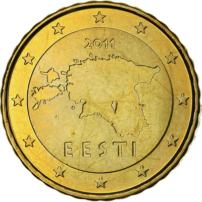 Estonie, 
            
               10 Centimes, 
            
               2011