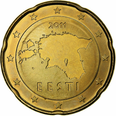 Estonie, 
            
               20 Centimes, 
            
               2011