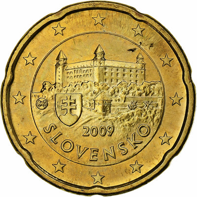 Slovaquie, 
            
               20 Centimes, 
            
               2009