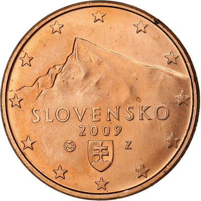 Slovaquie, 
            
               5 Centimes, 
            
               2009