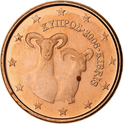 Chypre, 
            
               1 Centime, 
            
               2008