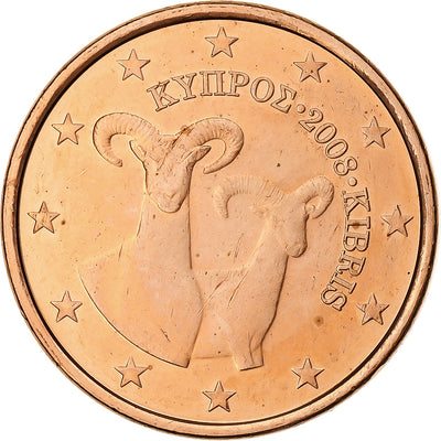 Chypre, 
            
               5 Centimes, 
            
               2008