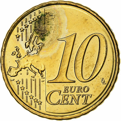 Chypre, 
            
               10 Centimes, 
            
               2008