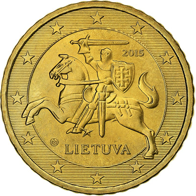 Lituanie, 
            
               50 Centimes, 
            
               2015