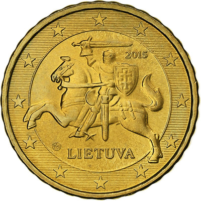 Lituanie, 
            
               10 Centimes, 
            
               2015