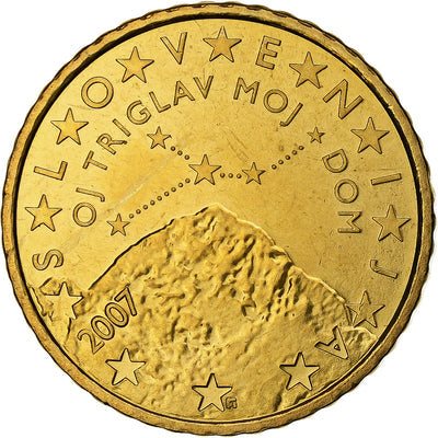 Slovénie, 
            
               50 Centimes, 
            
               2007