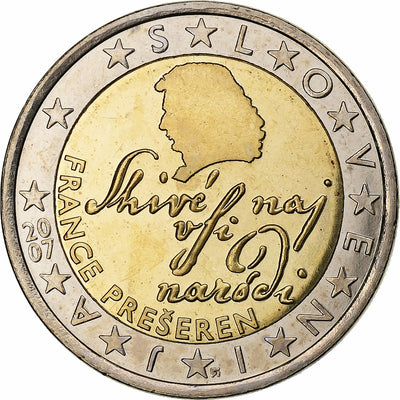 Slovénie, 
            
               2 Euro, 
            
               2007