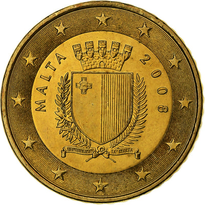 Malte, 
            
               50 Centimes, 
            
               2008