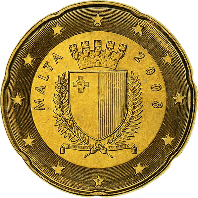 Malte, 
            
               20 Centimes, 
            
               2008