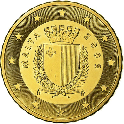 Malte, 
            
               10 Centimes, 
            
               2008