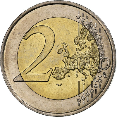 France, 
            
               2 Euro, 
            
               Union économique et monétaire