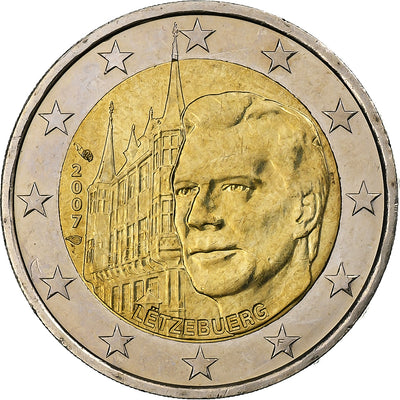 Luxembourg, 
            
               2 Euro, 
            
               Palais grand-ducal