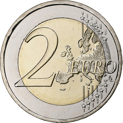 Grèce, 
            
               2 Euro, 
            
               Andreas Kalvos