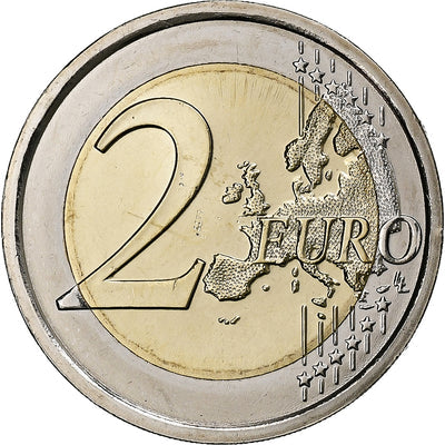 Italie, 
            
               2 Euro, 
            
               Italian Republic Constitution