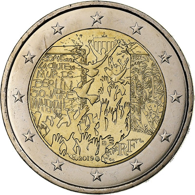 France, 
            
               2 Euro, 
            
               30th Anniversary