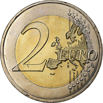 France, 
            
               2 Euro, 
            
               30th Anniversary