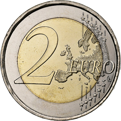 Espagne, 
            
               2 Euro, 
            
               Aqueduc de Ségovie