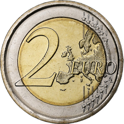 Italie, 
            
               2 Euro, 
            
               Dante Alighieri