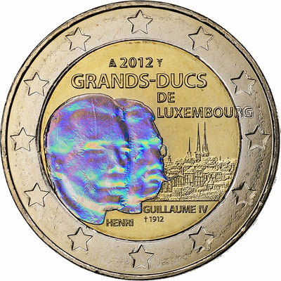 Luxembourg, 
            
               2 Euro, 
            
               Guillaume IV