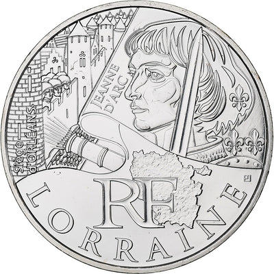 France, 
            
               10 Euro, 
            
               Lorraine