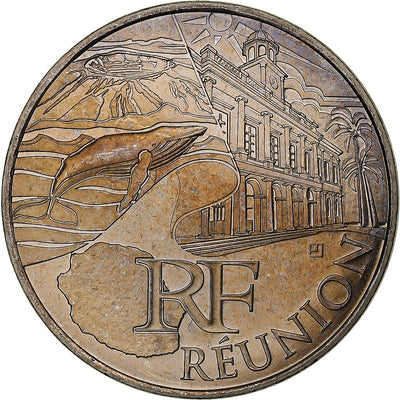 France, 
            
               10 Euro, 
            
               Réunion