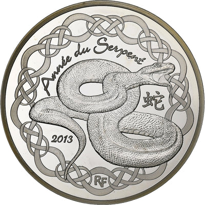 France, 
            
               10 Euro, 
            
               Year of the Snake