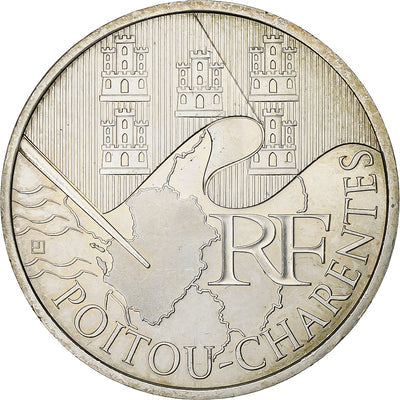 France, 
            
               10 Euro, 
            
               Poitou-Charentes