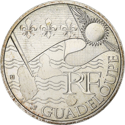 France, 
            
               10 Euro, 
            
               Guadeloupe