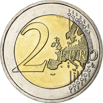 France, 
            
               2 Euro, 
            
               10 ans de l'Euro