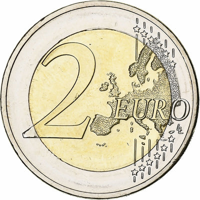 Estonie, 
            
               2 Euro, 
            
               10 ans de l'Euro