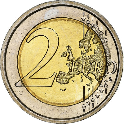 Italie, 
            
               2 Euro, 
            
               10 ans de l'Euro