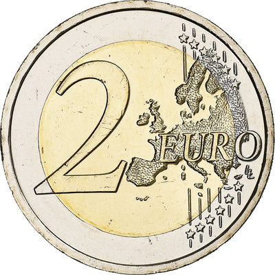 Slovaquie, 
            
               2 Euro, 
            
               10 ans de l'Euro