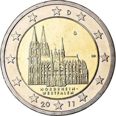 Allemagne, 
            
               2 Euro, 
            
               Nordrhein-Westfalen