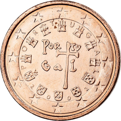 Portugal, 
            
               2 Centimes, 
            
               2002