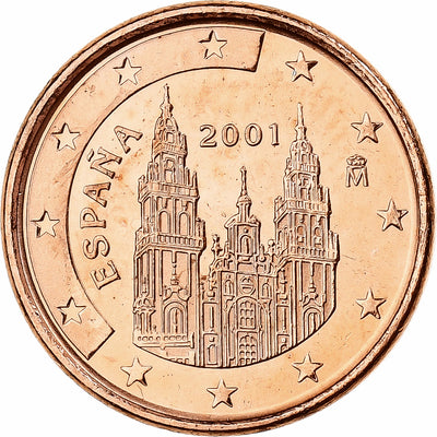 Espagne, 
            
               Centime, 
            
               Cathédrale de Burgos