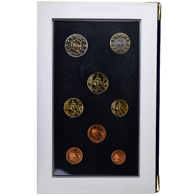 France, 
            
               Coffret 1c. à 2€, 
            
               BE