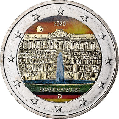 République fédérale allemande, 
            
               2 Euro, 
            
               Colorisé