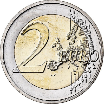 République fédérale allemande, 
            
               2 Euro, 
            
               Colorisé