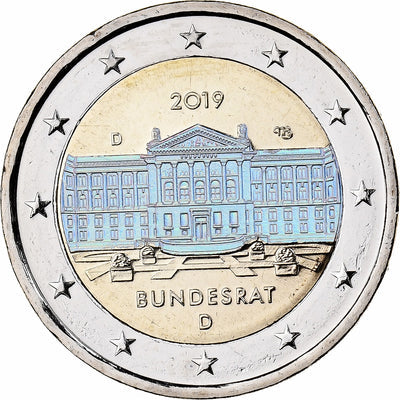 Allemagne, 
            
               2 Euro, 
            
               Bundesrat