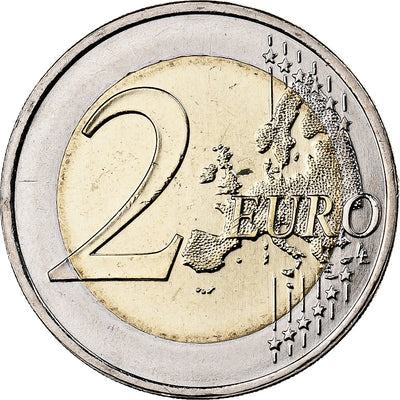 Portugal, 
            
               2 Euro, 
            
               Colorisé