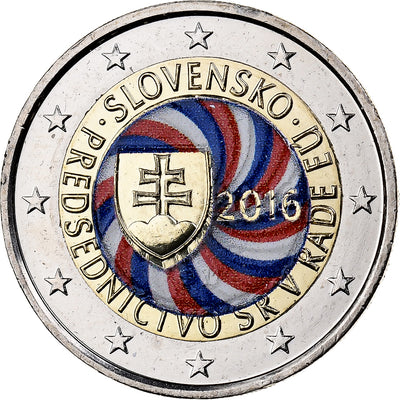 Slovaquie, 
            
               2 Euro, 
            
               Présidence de l'UE