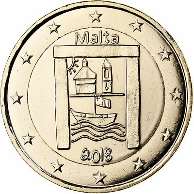 Malte, 
            
               2 Euro, 
            
               2018