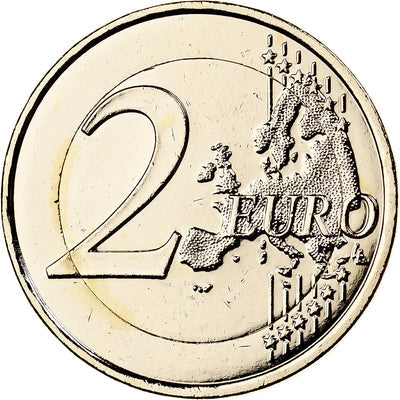 France, 
            
               2 Euro, 
            
               Chute du mur de Berlin