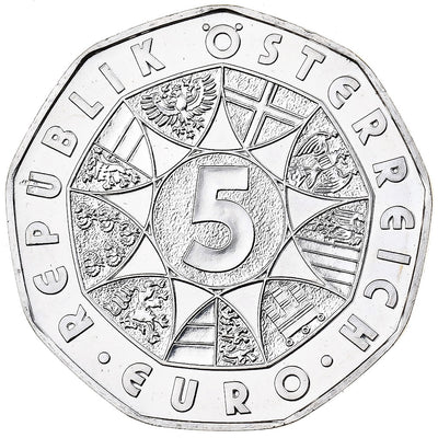 Autriche, 
            
               5 Euro, 
            
               2002