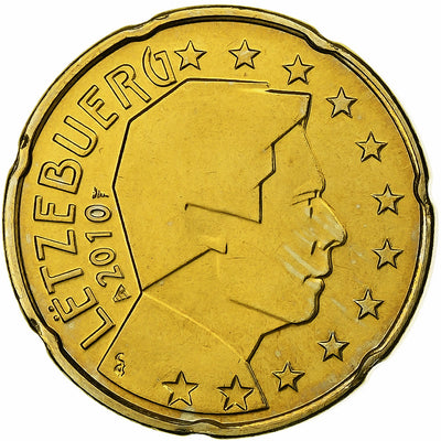 Luxembourg, 
            
               20 Euro Cent, 
            
               2010